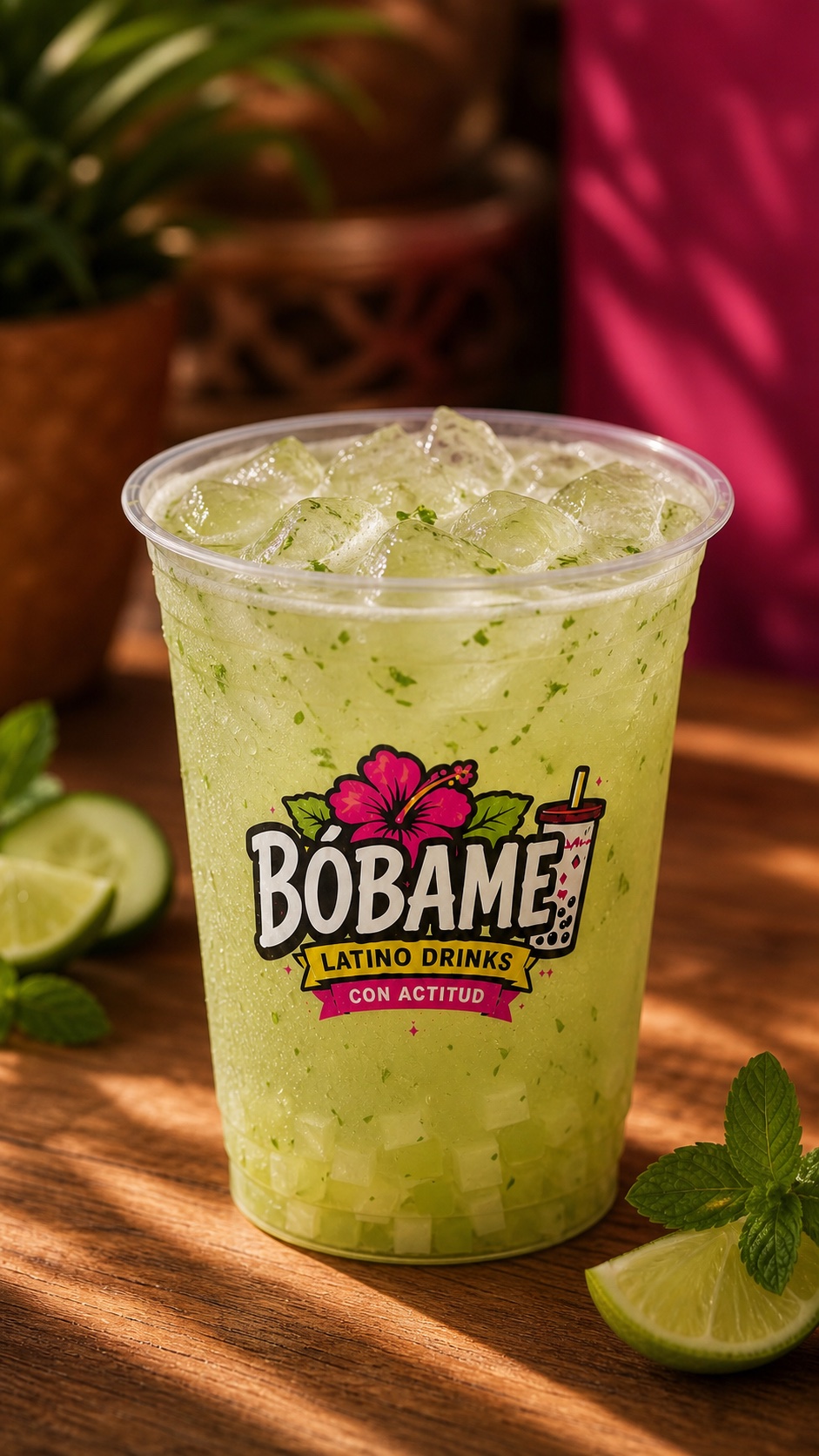 Pepino Limón + Menta de Bóbame